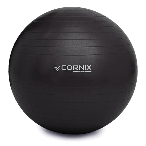 Мяч для фитнеса Cornix Anti-Burst Black 85 см (XR-0260)