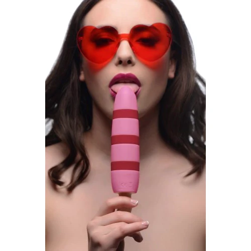 Вибратор фруктовое мороженное Xr Brands 10X Pleasin' Pink (розовый)