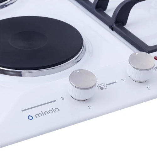 Варильна поверхня газова Minola MKM 62024 WH: Розміри для вбудовування (ШxГ) 56x49 см