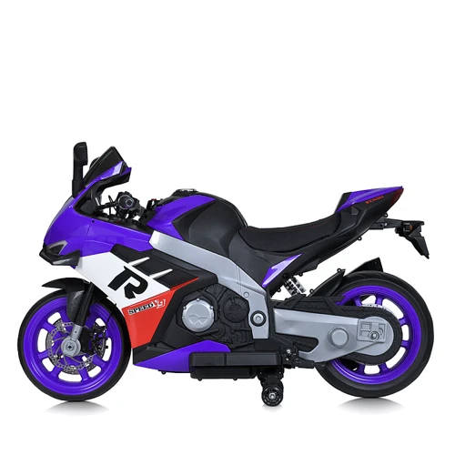 Дитячий електромотоцикл Bambi синій (M 6013EL-9(24V))