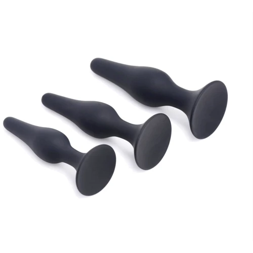 Набор анальных пробок Master Series Triple Spire Tapered Silicone Anal Trainer Set, 3 шт (черный): Для кого Унисекс