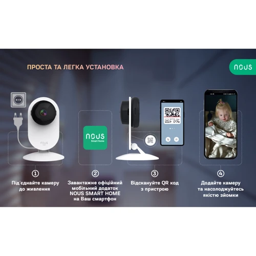 IP-камера видеонаблюдения Nous W3: Формат матрицы 1/2.7"