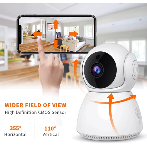 IP-камера відеоспостереження V380 Home Smart Camera White фото 6