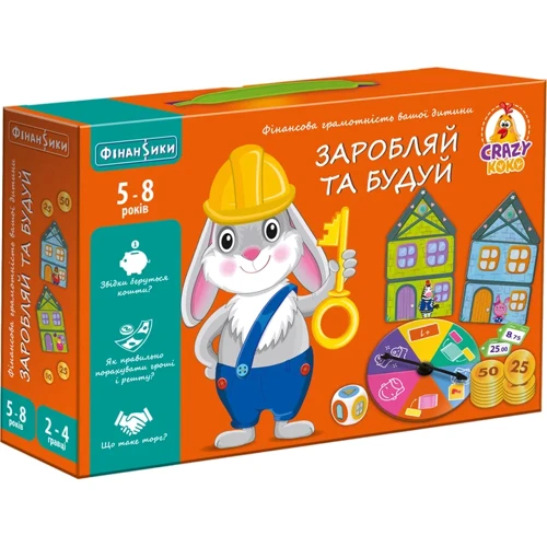 Настільна гра Vladi Toys Заробляй та будувати (VT2312-04)