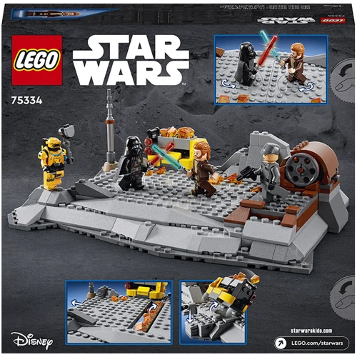 Конструктор LEGO Star Wars Оби-Ван Кеноби против Дарта Вейдера (75334): Количество деталей, шт. 408