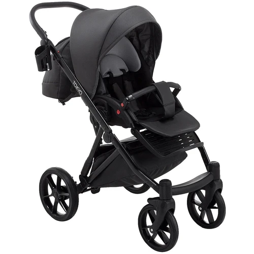 Коляска 2 в 1 Bair Tokyo Soft 37 графіт: Ширина шасі 60
