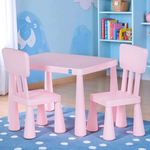 Детский столик с 2-мя стульями Bambi розовый (M 6176-8)