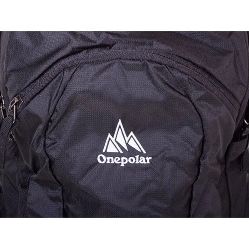 Мужской рюкзак Onepolar черный (W1739-black): Фактура Тканая, Матовая