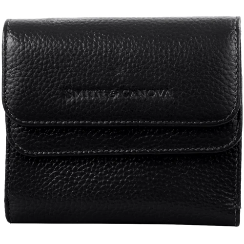 Женский кошелек Smith&Canova черный (FUL-28611-black)