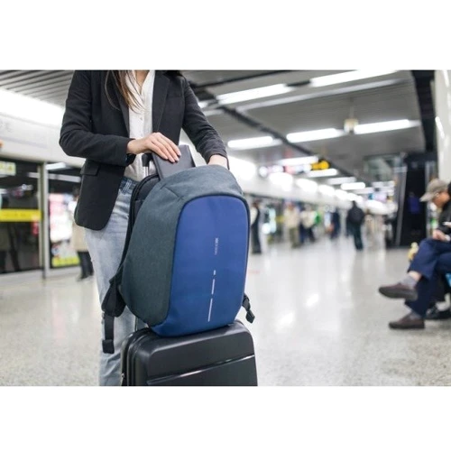 Рюкзак антивор XD Design Bobby Compact 14" Diver Blue синий (P705.535): Застежка Молния