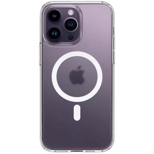 Чехол для iPhone Spigen Ultra Hybrid MagFit Frost Clear (ACS05587) for iPhone 14 Pro: Цвет прозрачный