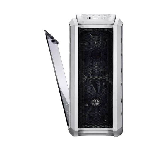 Корпус CoolerMaster MasterCase H500P Mesh White ARGB (MCM-H500P-WGNN-S01): Материал передней панели пластик и сталь