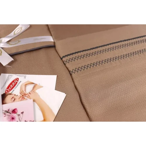 Комплект постільної білизни HOBBY Silk Modal шовк-модал Євро Капучіно (606556_2,0) фото 7