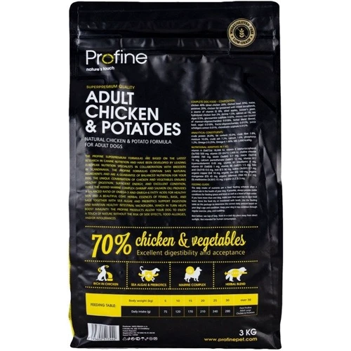 Сухой корм Profine Chicken and Potatoes для собак Курица и картофель 3 кг (8595602570027): Тип Сухой корм