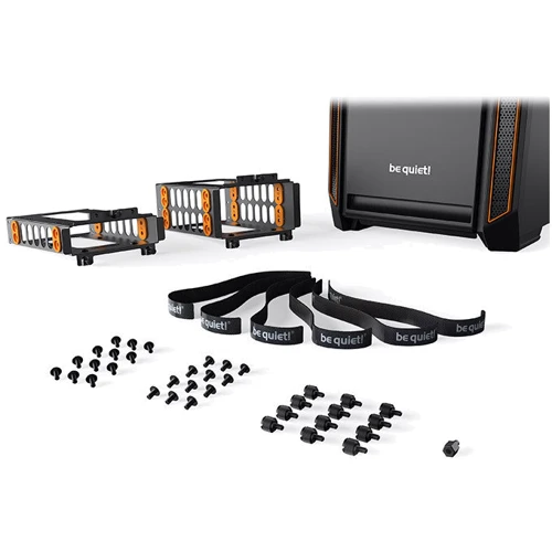 Корпус be quiet! Silent Base 601 Orange (BG025): Материал передней панели сталь