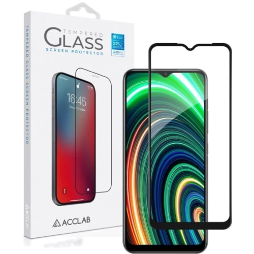 Аксессуар для смартфона ACCLAB Tempered Glass Full Glue Black for Realme C25Y фото 6