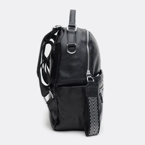 Женский рюкзак Keizer черный (K12108bl-black): Тип ручки Плечевой ремень, Короткая ручка