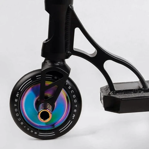 Самокат трюковый Best Scooter Portal радуга (PL-51588): Конструкция рамы цельная