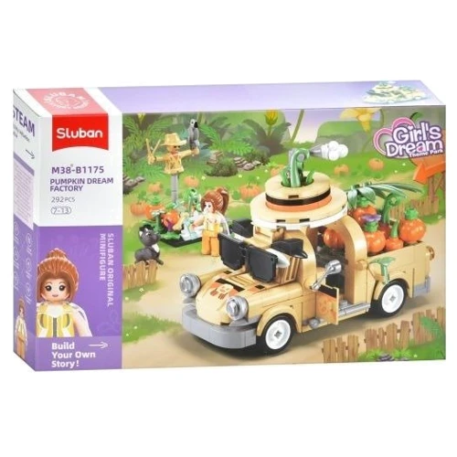 Конструктор Sluban Girls Dream Машинка з кузовом 292 деталей (M38-B1175): Рекомендований вік от 6 лет