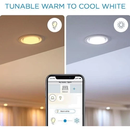 Умная лампочка WiZ, E27, 13W, 100W, 1521Lm, A67, 2200-6500K, RGB, Wi-Fi: Мощность, Вт 13