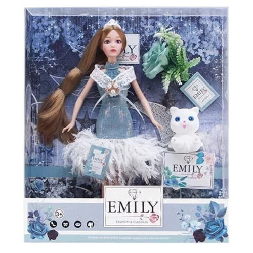 Кукла Emily с домашним любимцем, 30 см (QJ 126 C)
