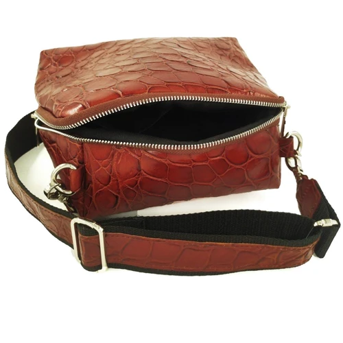 Женская сумка через плечо ARTiS Bags коричневая (1706 7012): Фактура Матовая, Тиснение