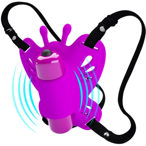 Вибратор-бабочка Pretty Love Clitoral Massager Sloane Purple