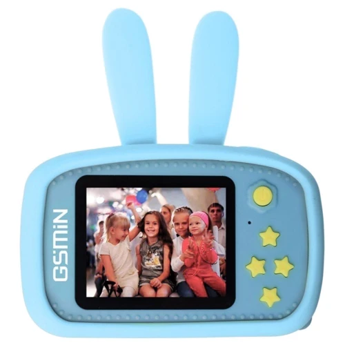 Цифровий дитячий фотоапарат Baby Photo Camera Rabbit blue