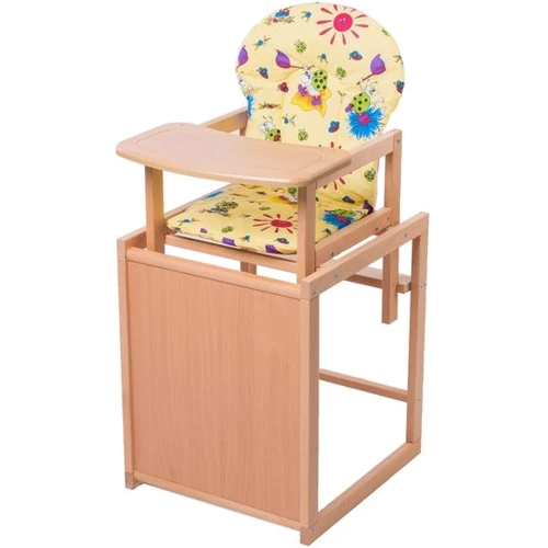 Стульчик- трансформер For Kids Бук-21 светлый мдф столешница желтый с рисунком (677): Тип трансформер