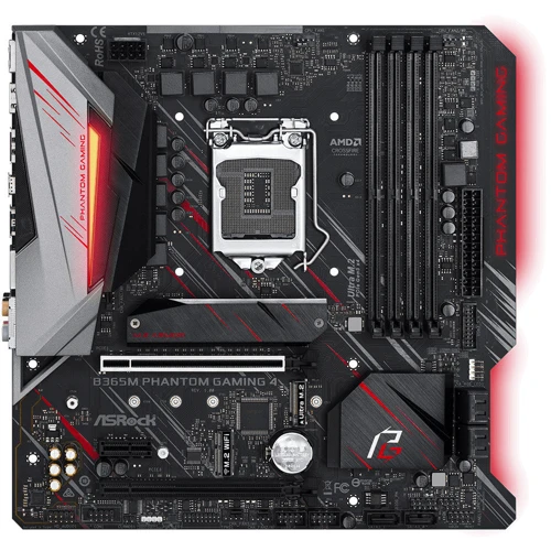 ASRock B365MPhantom Gaming4: Оперативная память 4xDDR4 2666, до 64 ГБ