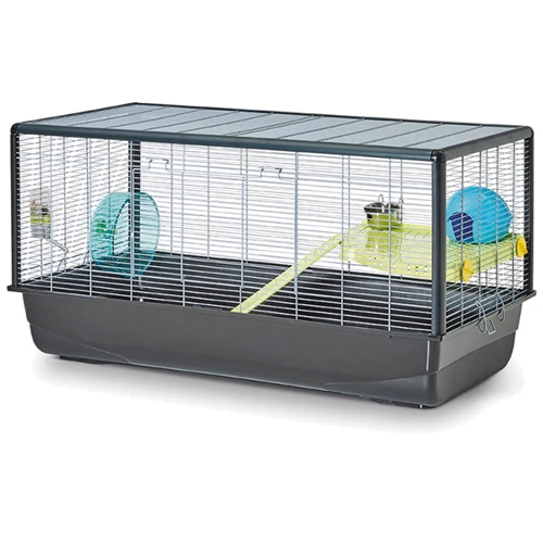 Клетка Savic Hamster Plaza для хомяков большая темно-серая 100х50х50 см
