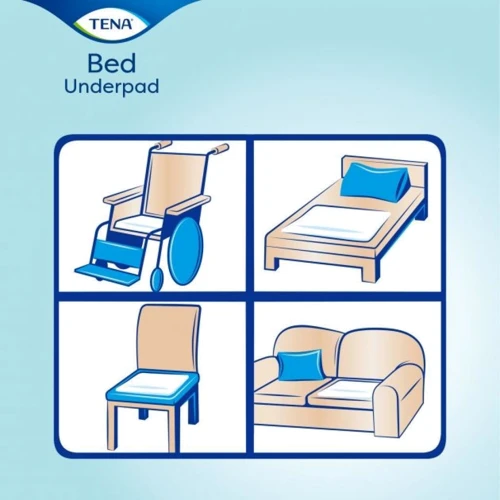 Одноразовые пеленки впитывающие Tena Bed Plus 60х60, 5 шт фото 3