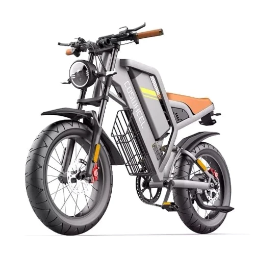Электровелосипед Coswheel GT20 (750 Вт, 48 В, 25 А/час), колеса 20", серый: Емкость батареи, ВтЧ 1200