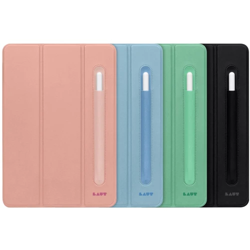 Аксессуар для iPad LAUT HUEX Smart Case Pink (L_IPD192_HP_P) for iPad 10.2 (2019-2021): Особенности отделение для стилуса, Стильный дизайн, трансформируется в подставку, Удобно держать в руке, режим автопробуждения/сна