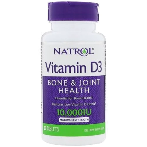 Natrol Vitamin D3 10,000 IU 60 Tabs Вітамін D3