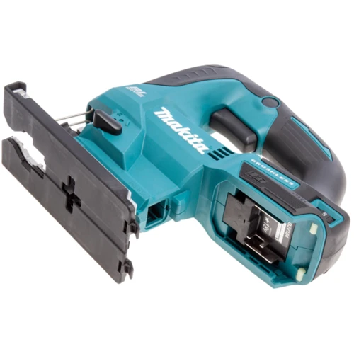Электролобзик Makita DJV184Z (без АКБ и ЗУ): Особенности Электронный контроль скорости, Система пылеудаления, Регулировка оборотов, Воздушное охлаждение, Быстрая замена полотна
