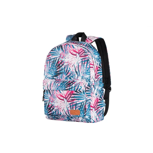 Сумка для ноутбуков 2E Bags&Cases 13" TeensPack Palms Backpack Pink (2E-BPT6114PK)