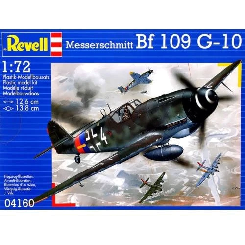 Модель Revell Истребитель-бомбардировщик Messerschmitt Bf 109 G-10 1:72 (4160)