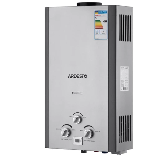 Водонагрівач газовий Ardesto X1 (TFGBH-10B-X1-STEEL)