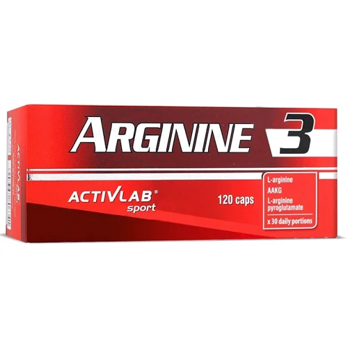 Амінокислота для спорту Activlab Arginine 3 120 caps