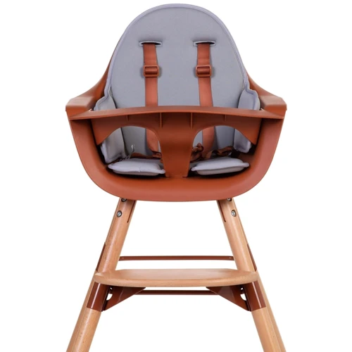 Подушка к стулу для кормления Childhome Evolu light grey (CHEVOSCNLG): Материал текстиль