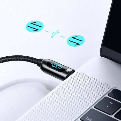 Кабель Baseus Cable USB-C to USB-C Display 100W 2m Black (CATSK-C01) фото 11