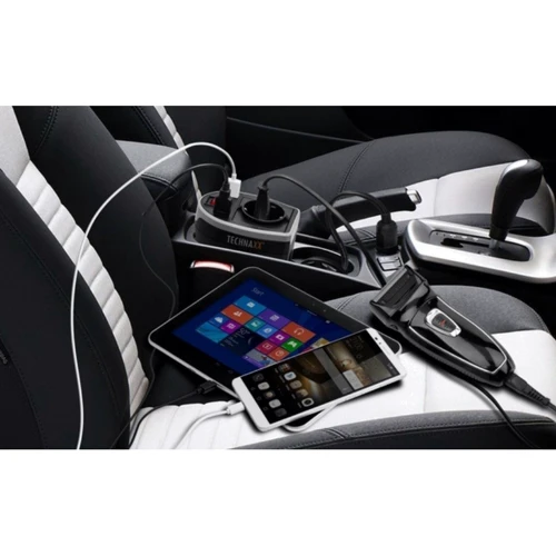 Автомобильный инвертор TECHNAXX TE13 car power inverter with 2 USB ports фото 2