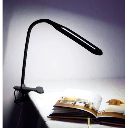 Настольная LED лампа с гибкой ножкой и прищепкой UFT Lamp 1 Black