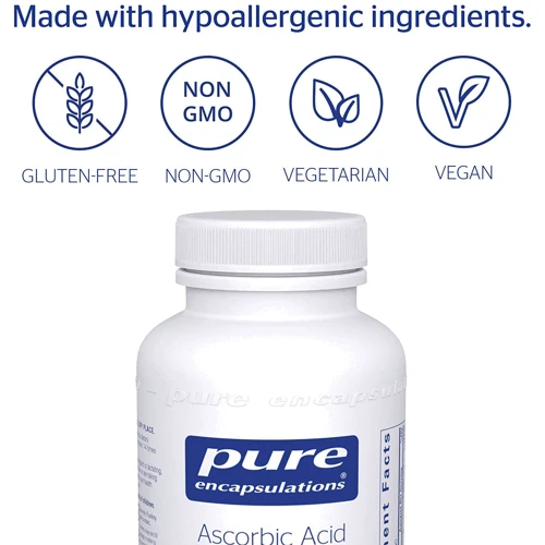 Pure Encapsulations Ascorbic Acid Capsules 90 caps (PE-00019): Форма выпуска Капсулы