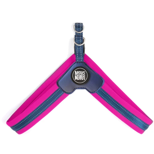 Шлейка для собак зі світловідбивними швами Max & Molly Q-Fit Harness - Matrix Pink L (4894512017078): Виробник Max & Molly