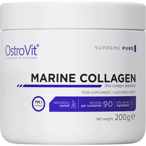 OstroVit Marine Collagen Морський колаген 200 г смак чорної смородини: Тип Коллаген