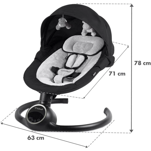 Закачуючий центр Kidwell 2в1 REVE Black/Silver (Hnrt_4852) фото 10