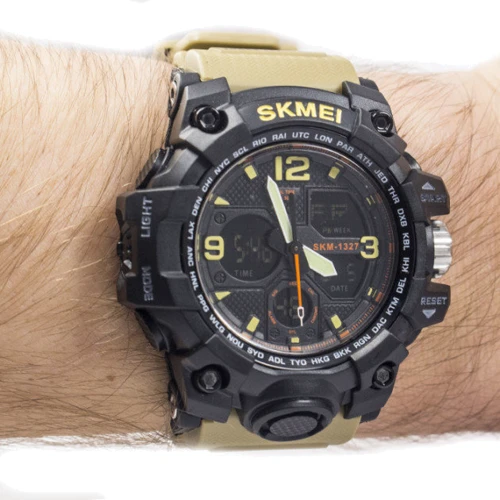 Наручний годинник Skmei 1327 Khaki: Тип чоловічі