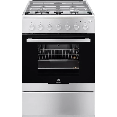 Газовая плита Electrolux EKG96118CX: Тип варочной поверхности газовая